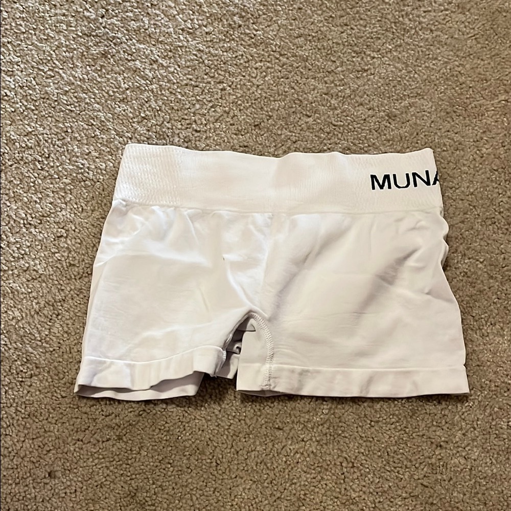 White MUNA Boxer Shorts